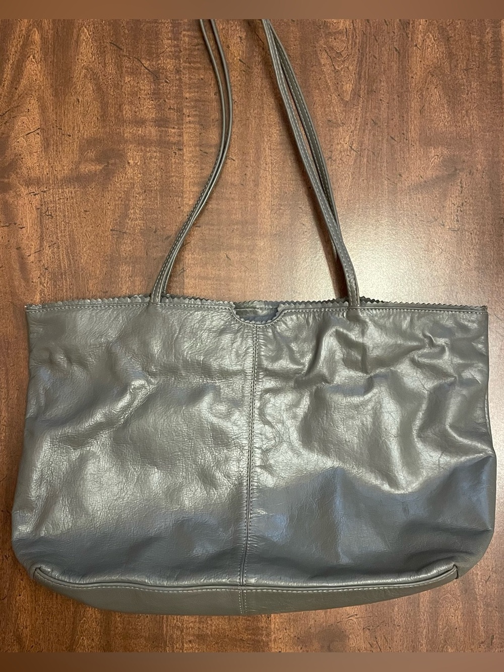 Latico Leathers Leather Tote - Gray